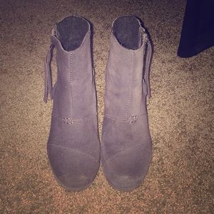 Gray Booties